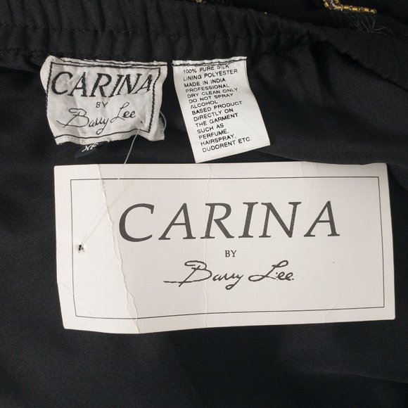 Vintage Plus Formal 2-Piece Set 4X Silk Beaded Outfit  Dress Suit - Picture 10 of 12